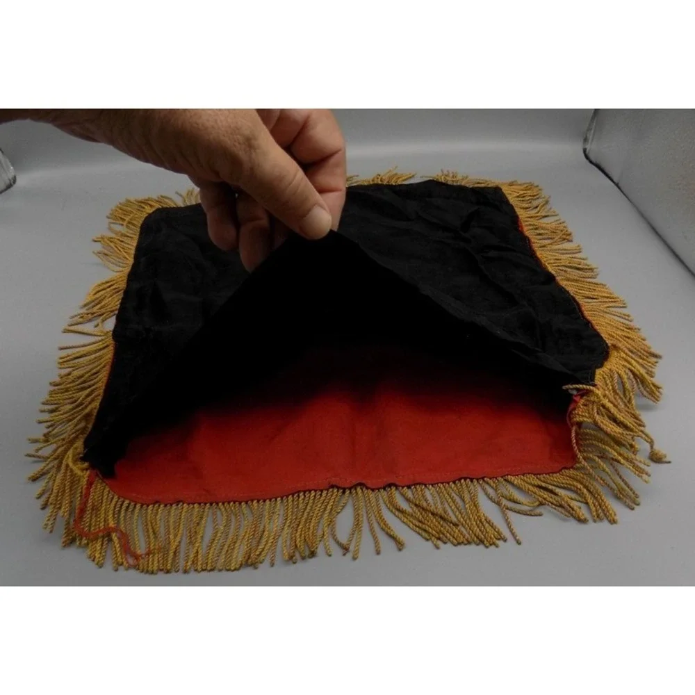 US Army WWII Mother Pillow Cover Fort Jackson SC Fringed Vintage War